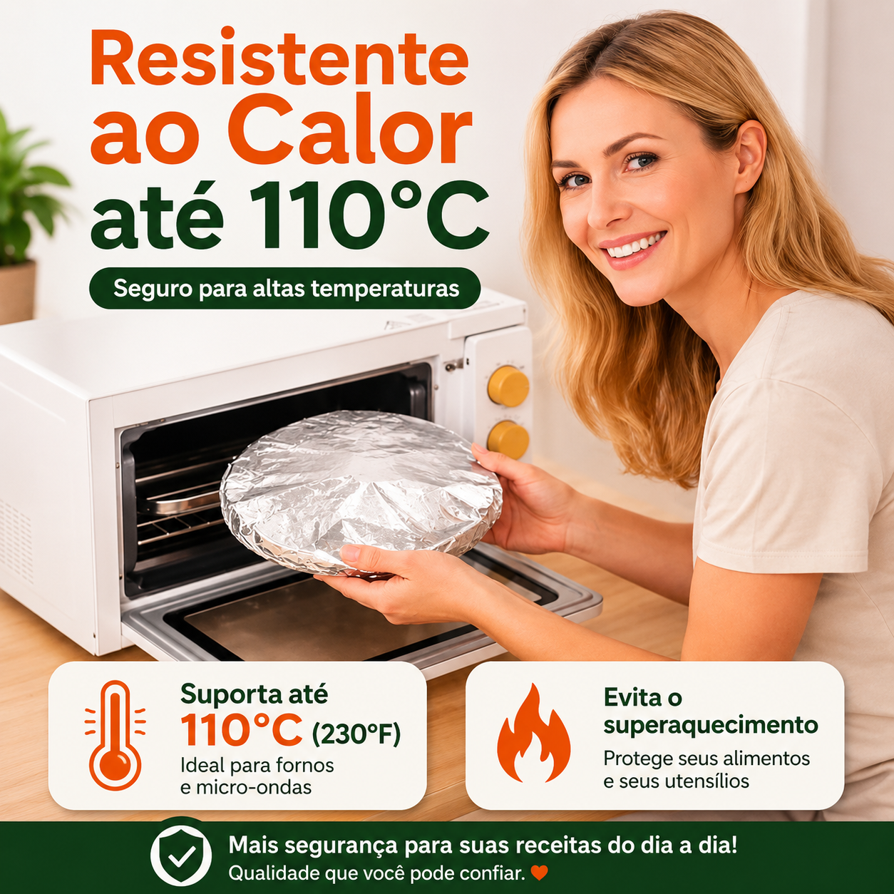 PROMOÇÃO DO DIA l  KIT 10 Tampas Térmica de Alumínio - Resistentes ao Calor e Reutilizáveis