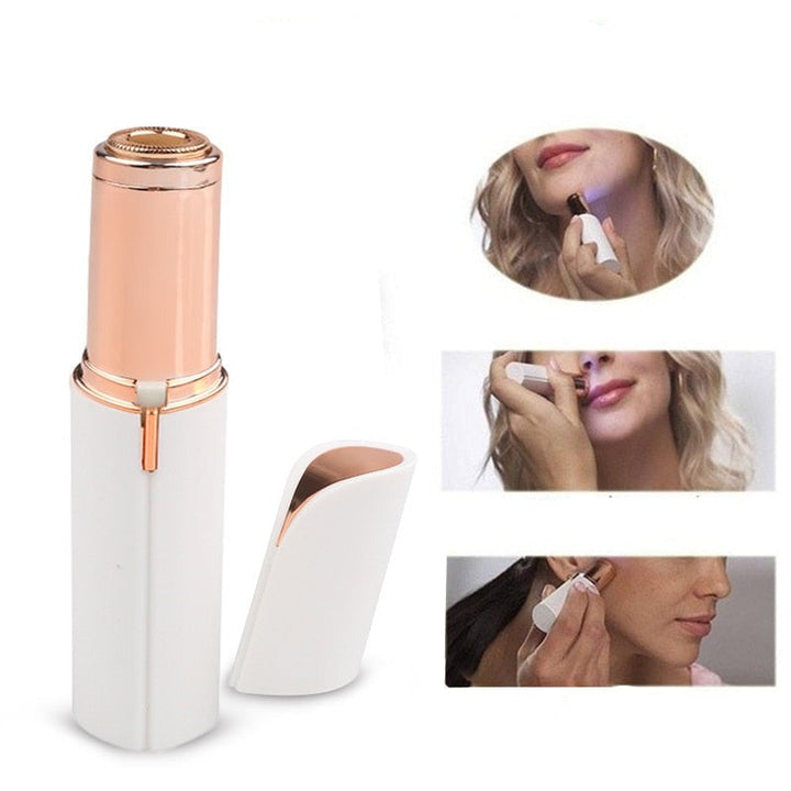 Depilador Portátil Indolor Smarts - Recarregável + Escova de Limpeza + Cabo USB