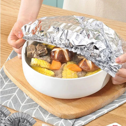 PROMOÇÃO DO DIA l  KIT 10 Tampas Térmica de Alumínio - Resistentes ao Calor e Reutilizáveis
