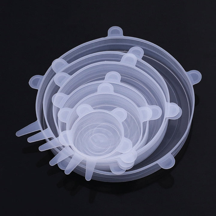 Tampas De Silicone Com 6 Peças