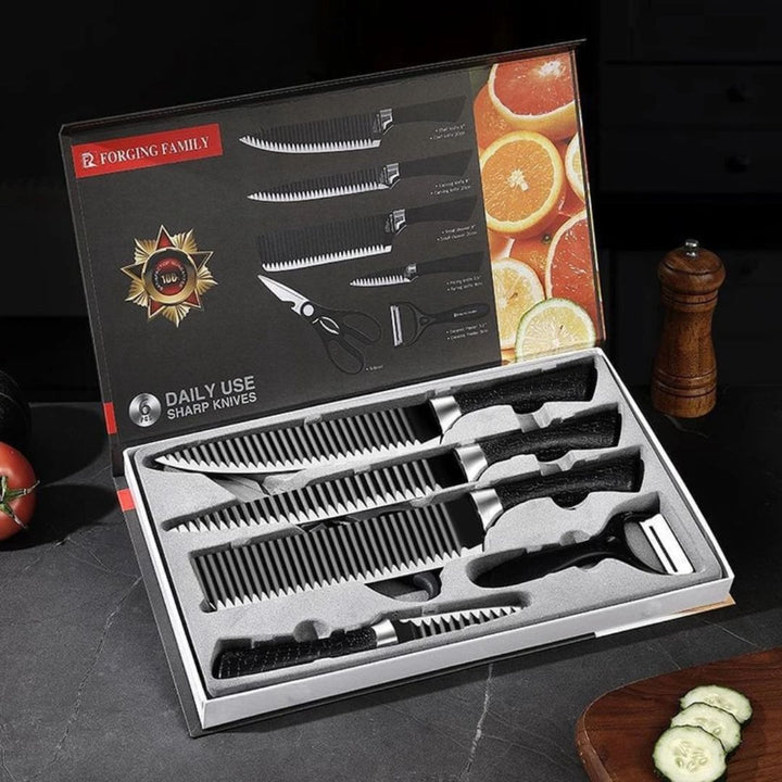 Kit De Facas 6 Peças Profissional Cocin Master™ (ORIGINAL)